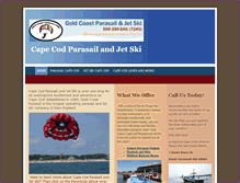 Tablet Screenshot of parasailcapecod.com